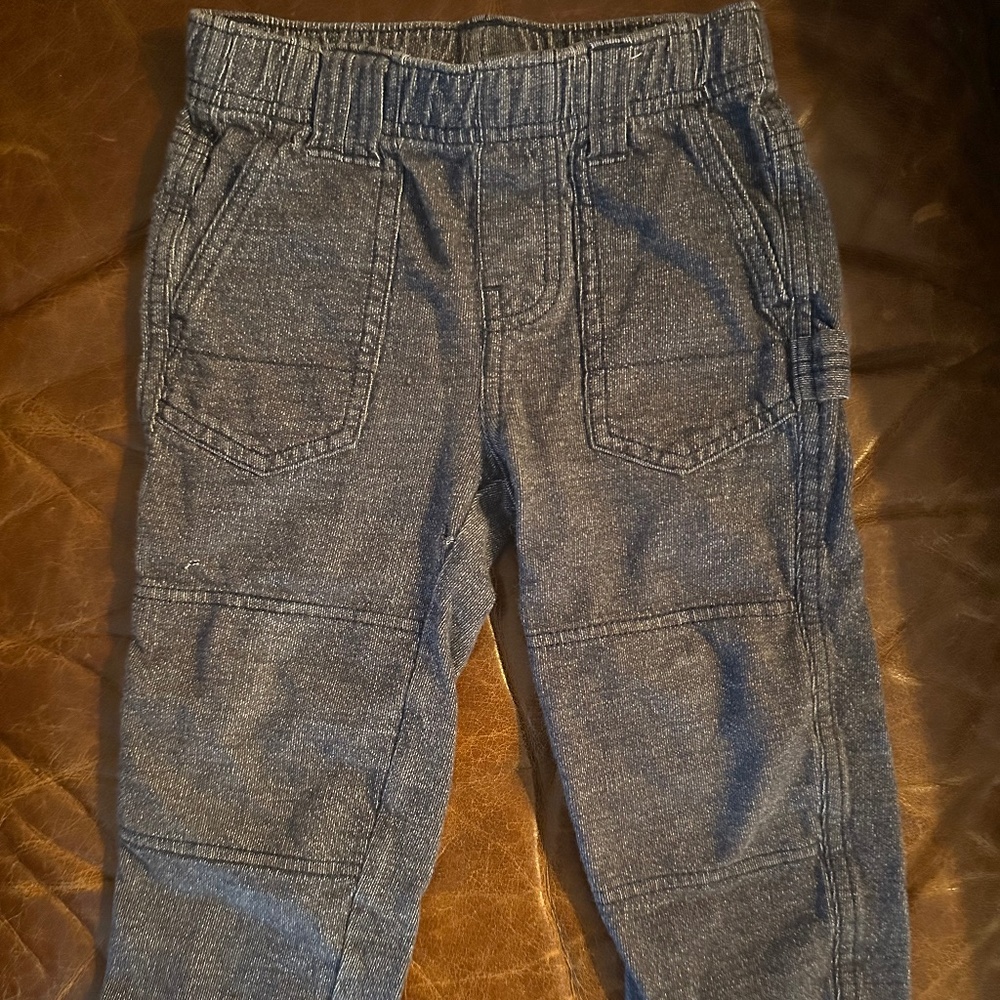Tea Collection Toddler Faux-Jean Cotton Pants Size 2
